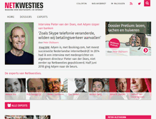 Tablet Screenshot of netkwesties.nl